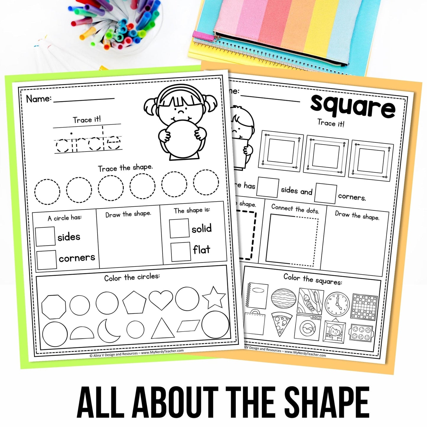 Kindergarten Worksheets MEGA BUNDLE